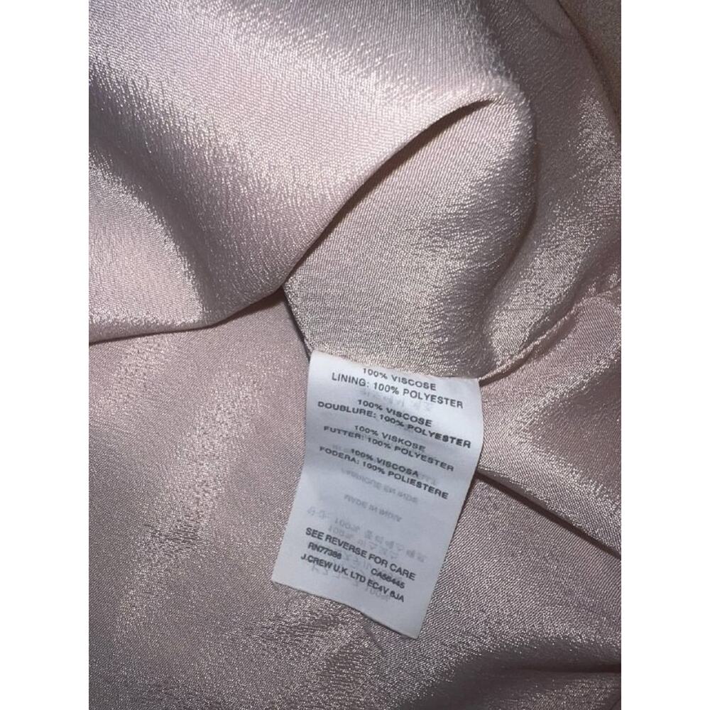 J.Crew Sequin party wedding prom preppy Mini Dress pink beige Sz 2 A006537 - Picture 7 of 9